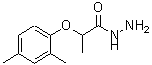 structure of CAS# 125096-55-1, 2-(2,4-Dimethylphenoxy)Propanehydrazide;2-(2,4-dimethylphenoxy)propanehydrazide;2-(2,4-Dimethylphenoxy)propanohydrazide;MFCD03423276