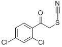 结构式 CAS# 125488-14-4, 硫代氰基酸 2-(2,4-二氯苯基)-2-氧代乙基酯