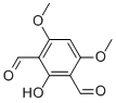 structure of CAS# 125666-65-1, 2-Hydroxy-4,6-Dimethoxy-1,3-Benzenedicarboxaldehyde;4-Hydroxy-2,6-Dimethoxy-Benzene-1,3-Dicarbaldehyde;4-Hydroxy-2,6-Dimethoxybenzene-1,3-Dicarboxaldehyde;4-Hydroxy-2,6-Dimethoxy-Isophthalaldehyde