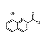 结构式 CAS# 125686-91-1, 8-羟基-2-喹啉甲酰氯
