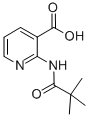 structure of CAS# 125867-25-6, 2-[(2,2-Dimethyl-1-Oxopropyl)Amino]-3-Pyridinecarboxylicacid;2-[(2,2-Dimethyl-1-Oxopropyl)Amino]-3-Pyridinecarboxylate;2-(Pivaloylamino)Nicotinate;Zinc00161911