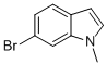 structure of CAS# 125872-95-9, 6-Bromo-1-Methyl-1H-Indole;6-Bromo-1-Methyl-1H-Indole 97%;6-BROMO-1-METHYL-1H-INDOLE 97;6-BROMO-1-METHYL-1H-INDOLE