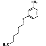structure of CAS# 126062-51-9, 3-(Hexyloxy)Aniline;[3-(hexyloxy)phenyl]amine;3-(Hexyloxy)benzenamine;3-(hexyloxy)phenylamine