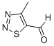 structure of CAS# 127108-66-1, 4-Methyl-1,2,3-Thiadiazole-5-Carboxaldehyde;1,2,3-Thiadiazole-5-Carboxaldehyde, 4-Methyl- (9CI);4-Methyl-1,2,3-Thiadiazole-5-Carboxaldehyde;4-Methyl-1,2,3-Thiadiazol-5-Carbaldehyde