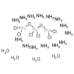 structure of CAS# 12790-48-6, Ruthenium Red Tetrahydrate