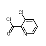 结构式 CAS# 128073-02-9, 3-氯-2-吡啶甲酰氯