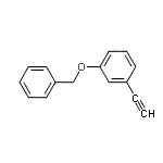 结构式 CAS# 128133-59-5, 1-(苄氧基)-3-乙炔基苯