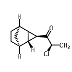 CAS#: 128949-46-2， [3(S)-(1alpha,2beta,3alpha,4beta,5alpha)]-2-Chloro-1-Tricyclo[3.2.1.02,4]Oct-3-Yl-1-Propanone