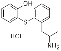 CAS#: 128959-31-9， 2-[2-(2-Aminopropyl)Phenyl]Sulfanylphenol Hydrochloride