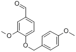 structure of CAS# 129047-38-7, 3-Methoxy-4-[(4-Methoxyphenyl)Methoxy]-Benzaldehyde;3-Methoxy-4-(4-Methoxybenzyl)Oxy-Benzaldehyde;9H-901;Zinc00153397