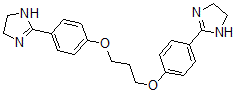 CAS#: 129073-92-3， 2-[4-[3-[4-(4,5-Dihydro-1H-Imidazol-2-Yl)Phenoxy]Propoxy]Phenyl]-4,5-Dihydro-1H-Imidazole