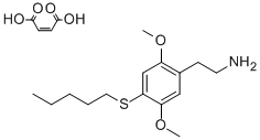 CAS#: 129658-10-2， 2-(2,5-Dimethoxy-4-(Pentylthio)Phenyl)Ethylamine Maleate