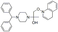 CAS#: 129716-87-6， 1-[4-[Di(Phenyl)Methyl]Piperazin-1-Yl]-3-Quinolin-4-Yloxypropan-2-Ol