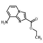 structure of CAS# 129912-07-8, Ethyl 8-Aminoimidazo[1,2-a]Pyridine-2-Carboxylate;ethyl 8-amino-4-hydroimidazo[1,2-a]pyridine-2-carboxylate;Ethyl 8-Aminoimidazo[1,2-a]pyridine-2-carboxylate;MFCD11505034