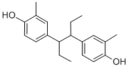 structure of CAS# 130-73-4, 4-[4-(4-Hydroxy-3-Methylphenyl)Hexan-3-Yl]-2-Methylphenol;4-[1-Ethyl-2-(4-Hydroxy-3-Methyl-Phenyl)Butyl]-2-Methyl-Phenol;4-[1-Ethyl-2-(4-Hydroxy-3-Methylphenyl)Butyl]-2-Methylphenol;4-[4-(4-Hydroxy-3-Methyl-Phenyl)Hexan-3-Yl]-2-Methyl-Phenol