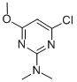 结构式 CAS# 13012-26-5, N-(4-氯-6-甲氧基-2-嘧啶基)-N,N-二甲胺