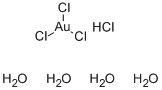 CAS#: 1303-50-0， Hydrogen Tetrachloroaurate(III) Tetrahydrate