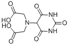 结构式 CAS# 13055-06-6, 胺丙二酰脲-N,N-二乙酸
