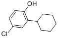 structure of CAS# 13081-17-9, 4-Chloro-2-Cyclohexyl-Phenol;4-Chloro-2-Cyclohexyl-Phenol;Ai3-24605