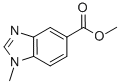 structure of CAS# 131020-36-5, Methyl 1-Methylbenzimidazole-5-Carboxylate;1H-Benzimidazole-5-Carboxylicacid,1-Methyl-,Methylester(9CI);1-Methyl-1H-Benzimidazole-5-Carboxylic Acid Methyl Ester