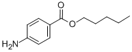 structure of CAS# 13110-37-7, n-Pentyl 4-Aminobenzoate;4-Aminobenzoic Acid Pentyl Ester;4-Aminobenzoic Acid Amyl Ester;Zinc01695472