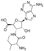 CAS#: 131206-83-2， (2S,3S,4R,5R)-3-[(2-Amino-3-Methylpentanoyl)Amino]-5-(6-Aminopurin-9-Yl)-4-Hydroxyoxolane-2-Carboxylic Acid