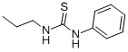 structure of CAS# 13140-47-1, N-Phenyl-N'-Propyl-Thiourea;3-Phenyl-1-Propyl-Thiourea;Zinc01719456;Nsc131982