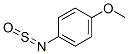 structure of CAS# 13165-69-0, 4-Methoxy-N-Sulfinylaniline;4-Methoxy-N-Thionylaniline;Oprea1_393900;Benzenamine, 4-Methoxy-N-Sulfinyl-