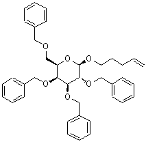 CAS#: 131684-77-0， 4-Penten-1-Yl 2,3,4,6-Tetra-O-Benzyl-beta-D-Galactopyranoside