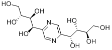 structure of CAS# 13185-73-4, Fructosazine;(1R,2S,3R)-1-[5-[(1R,2S,3R)-1,2,3,4-Tetrahydroxybutyl]-2-Pyrazinyl]Butane-1,2,3,4-Tetrol;Aids-123119;Aids123119