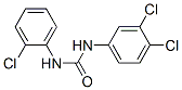 结构式 CAS# 13208-22-5, N-(3,4-二氯苯基)-N'-(2-氯苯基)脲