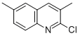 structure of CAS# 132118-28-6, 2-Chloro-3,6-Dimethylquinoline;2-Chloro-3,6-Dimethyl-Quinoline;Ux00002410