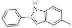 structure of CAS# 13228-36-9, 5-Methyl-2-Phenyl-1H-Indole;Nsc101085;A0951/0044486;Eu-0051172