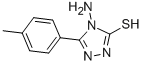 structure of CAS# 13229-01-1, 4-Amino-5-P-Tolyl-4H-[1,2,4]Triazole-3-Thiol;Aa-504/33315062;Zinc00058202;4H-1,2,4-Triazole-3-Thiol, 4-Amino-5-(4-Methylphenyl)-