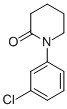 structure of CAS# 132573-12-7, 1-(3-Chlorophenyl)-2-Piperidinone;1-(3-CHLORO-PHENYL)-PIPERIDIN-2-ONE