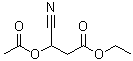 CAS#: 132839-92-0， Ethyl 3-Acetoxy-3-Cyanopropanoate