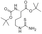 structure of CAS# 133565-49-8, N5-(Aminothioxomethyl)-N2-[(1,1-Dimethylethoxy)Carbonyl]-L-Ornithine 1,1-Dimethylethylester