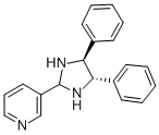 structure of CAS# 133634-31-8, 3-[(4S,5S)-1,3-Dimethyl-4,5-Di(Phenyl)Imidazolidine-1,3-Diium-2-Yl]Pyridine;3-[(4S,5S)-1,3-Dimethyl-4,5-Di(Phenyl)-2-Imidazolidine-1,3-Diiumyl]Pyridine;Zinc04262247