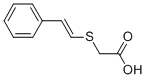 CAS#: 13435-97-7， 2-[(2-Phenylethenyl)Thio]-Acetic Acid