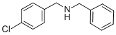 structure of CAS# 13541-00-9, 4-Chloro-N-(Phenylmethyl)-Benzenemethanamine;(4-Chlorophenyl)Methyl-(Phenylmethyl)Ammonium;Benzyl-(4-Chlorobenzyl)Ammonium;Zinc00329435