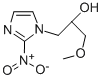 structure of CAS# 13551-87-6, Misonidazole;1-Methoxy-3-(2-Nitro-1-Imidazolyl)Propan-2-Ol;Aids-028846;Aids028846