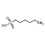 CAS 登录号：13595-73-8， 1-己烷磺酸