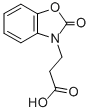 structure of CAS# 13610-59-8, 2-Oxo-3(2H)-Benzoxazolepropanoicacid;3-(2-Keto-1,3-Benzoxazol-3-Yl)Propionate;Zinc00121380
