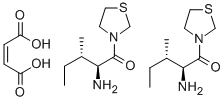 结构式 CAS# 136259-20-6, (2S,3S)-2-氨基-3-甲基-1-(3-噻唑烷基)-1-戊酮