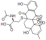 CAS#: 136286-49-2， (2R)-3-[(4a,8,12a,12a-Tetrahydroxy-3-Methyl-1,7,12-Trioxo-5,6-Dihydro-4H-Benzo[a]Anthracen-6alpha-Yl)Sulfanyl]-2-Acetamidopropanoic Acid
