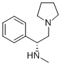 structure of CAS# 136329-39-0, (alphaR)-N-Methyl-alpha-Phenyl-1-Pyrrolidineethanamine;N-Methyl-1-Phenyl-2-Pyrrolidin-1-Yl-Ethanamine;N-Methyl-1-Phenyl-2-1-Pyrrolidinylethanamine;Methyl-(1-Phenyl-2-Pyrrolidin-1-Yl-Ethyl)Amine