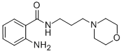structure of CAS# 13666-71-2, 2-Amino-N-(3-Morpholin-4-Ylpropyl)Benzamide;2-Amino-N-[3-(4-Morpholin-4-Iumyl)Propyl]Benzamide;Zinc03157698