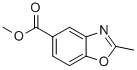 structure of CAS# 136663-21-3, 2-Methyl-5-Benzoxazolecarboxylic Acid Methyl Ester;5-Benzoxazolecarboxylic Acid, 2-Methyl-, Methyl Ester;METHYL 2-METHYL-1,3-BENZOXAZOLE-5-CARBOXYLATE;Methyl 2-Methylbenzo[D]Oxazole-5-Carboxylate