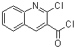 structure of CAS# 136812-19-6, 2-Chloro-3-Quinolinecarbonyl Chloride;2-CHLORO-3-QUINOLINECARBONYLC;2-CHLORO-3-QUINOLINECARBONYLCHLORIDE;2-chloroquinoline-3-carbonyl chloride