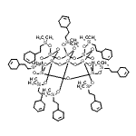structure of CAS# 136849-03-1, 1,3,5,7,9,11,13,15-Octakis({[2-(3-Cyclohexen-1-Yl)Ethyl](Dimethyl)Silyl}Oxy)Pentacyclo[7.7.1.1<Sup>3,7</Sup>.1<Sup>5,13</Sup>.1<Sup>11,15</Sup>]Octasiloxane;1,3,5,7,9,11,13,15-Octakis({[2-(3-cyclohexen-1-yl)ethyl](dimethyl)silyl}oxy)pentacyclo[7.7.1.1<sup>3,7</sup>.1<sup>5,13</sup>.1<sup>11,15</sup>]octasilox<wbr>an;1,3,5,7,9,11,13,15-Octakis({[2-(3-cyclohexen-1-yl)ethyl](dimethyl)silyl}oxy)pentacyclo[7.7.1.1<sup>3,7</sup>.1<sup>5,13</sup>.1<sup>11,15</sup>]octasilox<wbr>ane;1,3,5,7,9,11,13,15-Octakis({[2-(3-cyclohexén-1-yl)éthyl](diméthyl)silyl}oxy)pentacyclo[7.7.1.1<sup>3,7</sup>.1<sup>5,13</sup>.1<sup>11,15</sup>]octasilox<wbr>ane